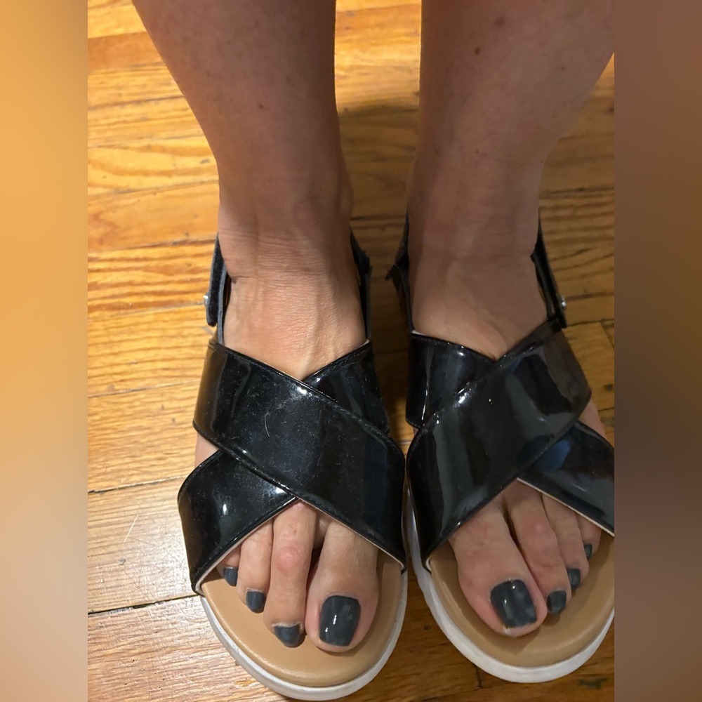 UGGS - Women's Black Sandals. Worn once! Size 7.